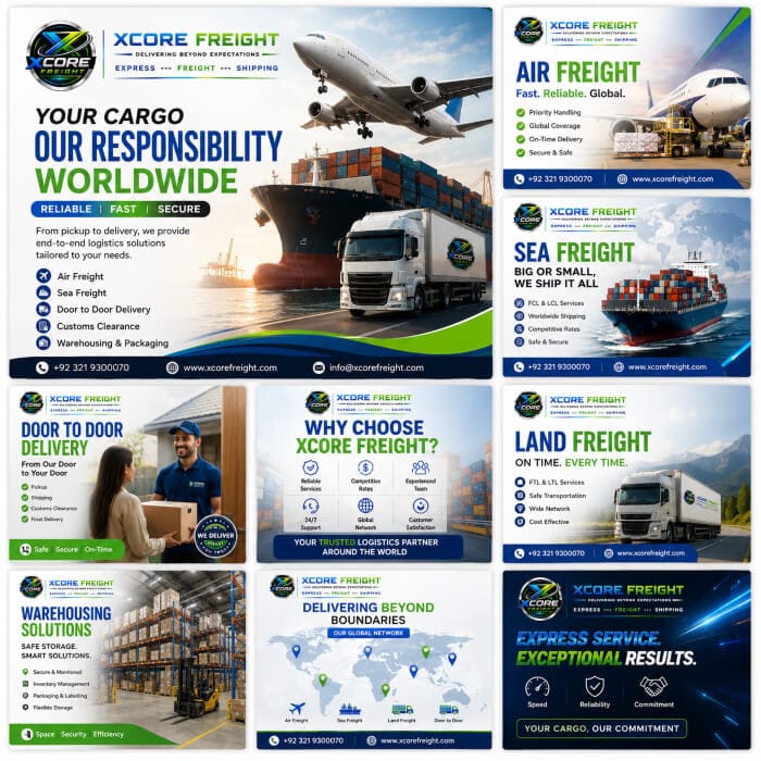 Pakistan to Europe door-to-door delivery by XCORE FREIGHT